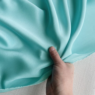 Yardblox Exclusive Luxury Silk Collection Solid Multi Color Non-Stretch Mulberry Silk Crepe De Chine DS26510 -30 Momme