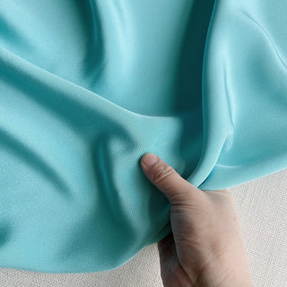 Yardblox Exclusive Luxury Silk Collection Solid Multi Color Non-Stretch Mulberry Silk Crepe De Chine DS26511 -40 Momme