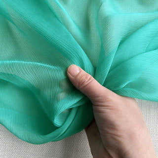 Yardblox Exclusive Luxury Silk Collection Solid Multi Color Non-Stretch Crinkled Mulberry Silk Georgette DS26502 -5 Momme