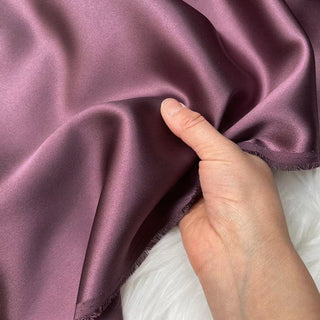 Yardblox Exclusive Luxury Silk Collection Solid Multi Color Non-Stretch 6A Mulberry Silk Charmeuse Satin DS26514 -30 Momme