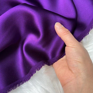 Yardblox Exclusive Luxury Silk Collection Solid Multi Color Non-Stretch 6A Mulberry Silk Charmeuse Satin DS26514 -30 Momme