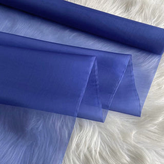 Yardblox Exclusive Luxury Silk Collection Solid Multi Color Non-Stretch Mulberry Silk Organza DS26504 -8 Momme