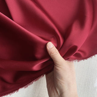 Yardblox Exclusive Luxury Silk Collection Solid Multi Color Non-Stretch 6A Mulberry Silk Charmeuse Satin DS26509 -19 Momme