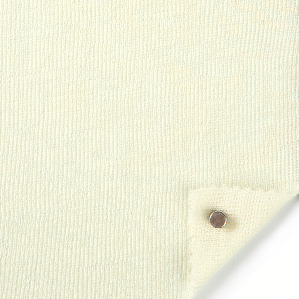 Solid Stretch 80S (18.5 Micron) Machine Washable Merino Wool Rib 1x1 ...