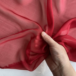 Yardblox Exclusive Luxury Silk Collection Solid Multi Color Non-Stretch Mulberry Silk Chiffon DS26503 -6 Momme