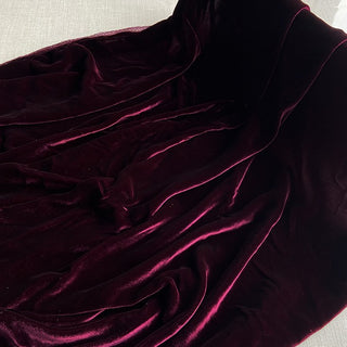 Yardblox Exclusive Luxury Silk Collection Solid Multi Color Non-Stretch Mulberry Silk Velvet DS26516 -40 Momme