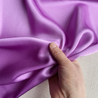 Yardblox Exclusive Luxury Silk Collection Solid Multi Color Non-Stretch 6A Mulberry Silk Charmeuse Satin DS26509 -19 Momme