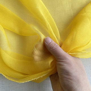 Yardblox Exclusive Luxury Silk Collection Solid Multi Color Non-Stretch Crinkled Mulberry Silk Georgette DS26502 -5 Momme