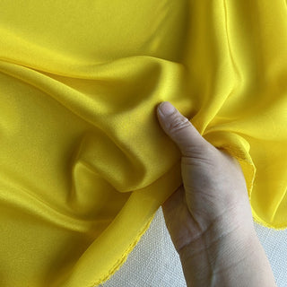 Yardblox Exclusive Luxury Silk Collection Solid Multi Color Non-Stretch Mulberry Silk Crepe De Chine DS26507 -12 Momme