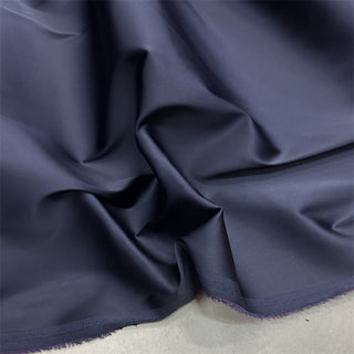 Yardblox Exclusive Made in Japan Luxury Designer Solid Dark Violet Non-Stretch Triacetate Polyester Blended Satin DS12418