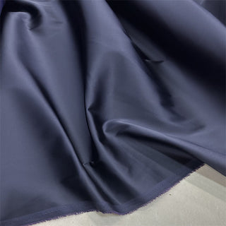Yardblox Exclusive Made in Japan Luxury Designer Solid Dark Violet Non-Stretch Triacetate Polyester Blended Satin DS12418