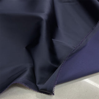 Yardblox Exclusive Made in Japan Luxury Designer Solid Dark Violet Non-Stretch Triacetate Polyester Blended Satin DS12418