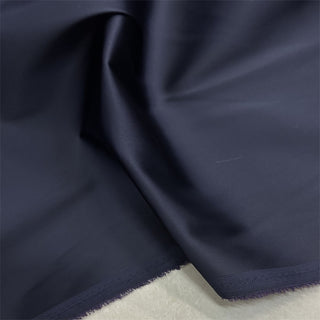 Yardblox Exclusive Made in Japan Luxury Designer Solid Dark Violet Non-Stretch Triacetate Polyester Blended Satin DS12418